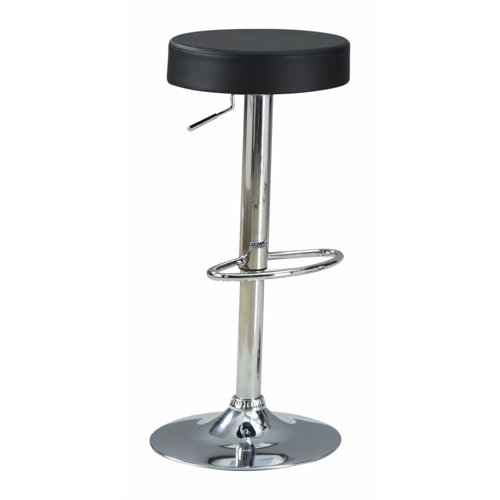 Ebern Designs Arcand Backless Adjustable Height Swivel Bar Stool Wayfair